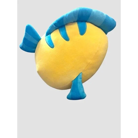 Squishmallow 10” Flounder Disney The Little Mermaid Plush Official Kellytoy NWT - Picture 4 of 6